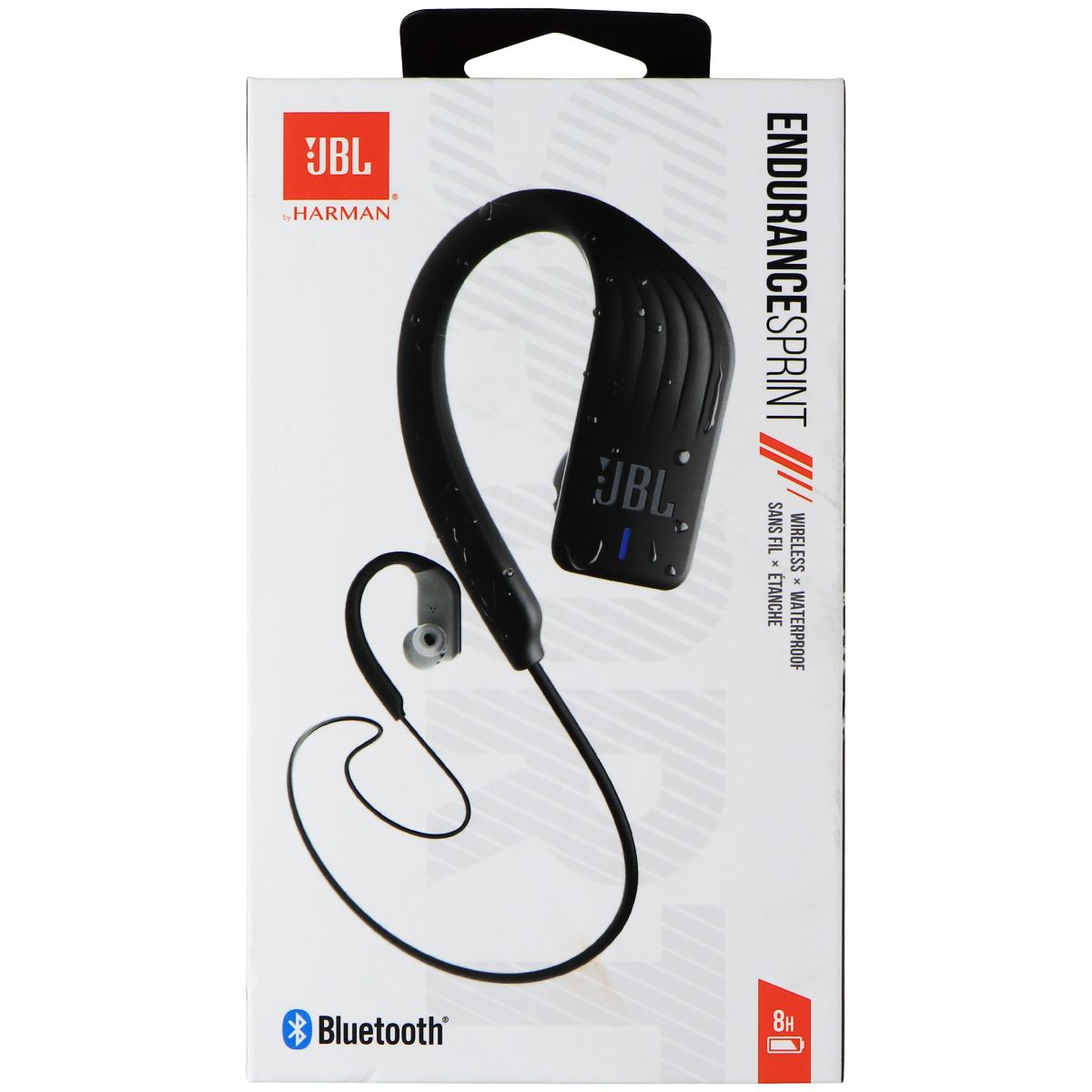 JBL Endurance Sprint Wireless Bluetooth Earbuds - Black Portable Audio - Headphones JBL - Simple Cell Bulk Wholesale Pricing - USA Seller