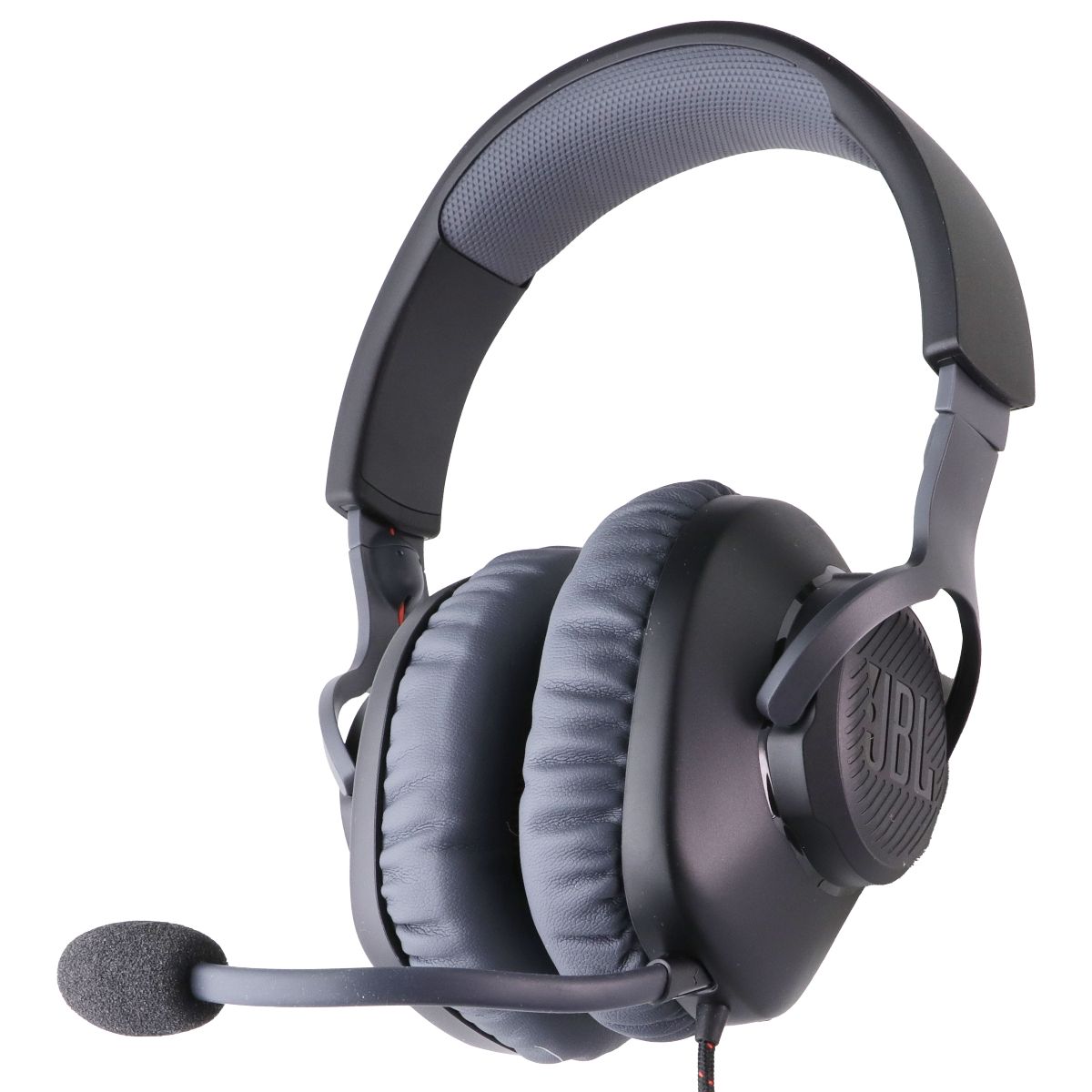JBL Free WFH Wired Over-Ear Headset with Detachable Mic - Black