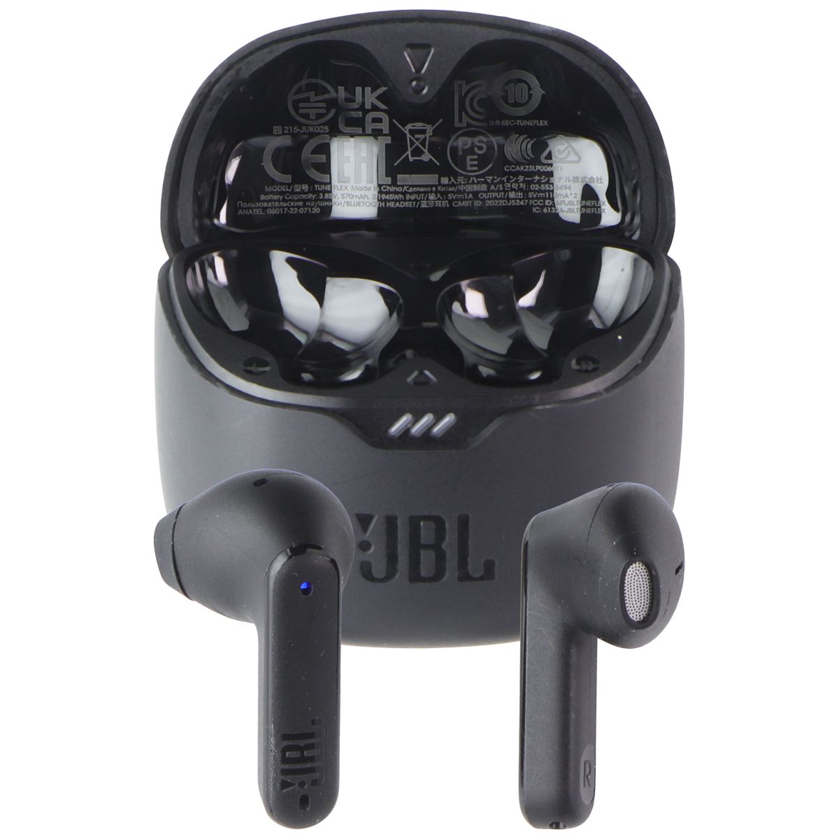 JBL Tune Flex True Wireless Noise Cancelling Earbuds and Charge Case - Black Portable Audio - Headphones JBL - Simple Cell Bulk Wholesale Pricing - USA Seller