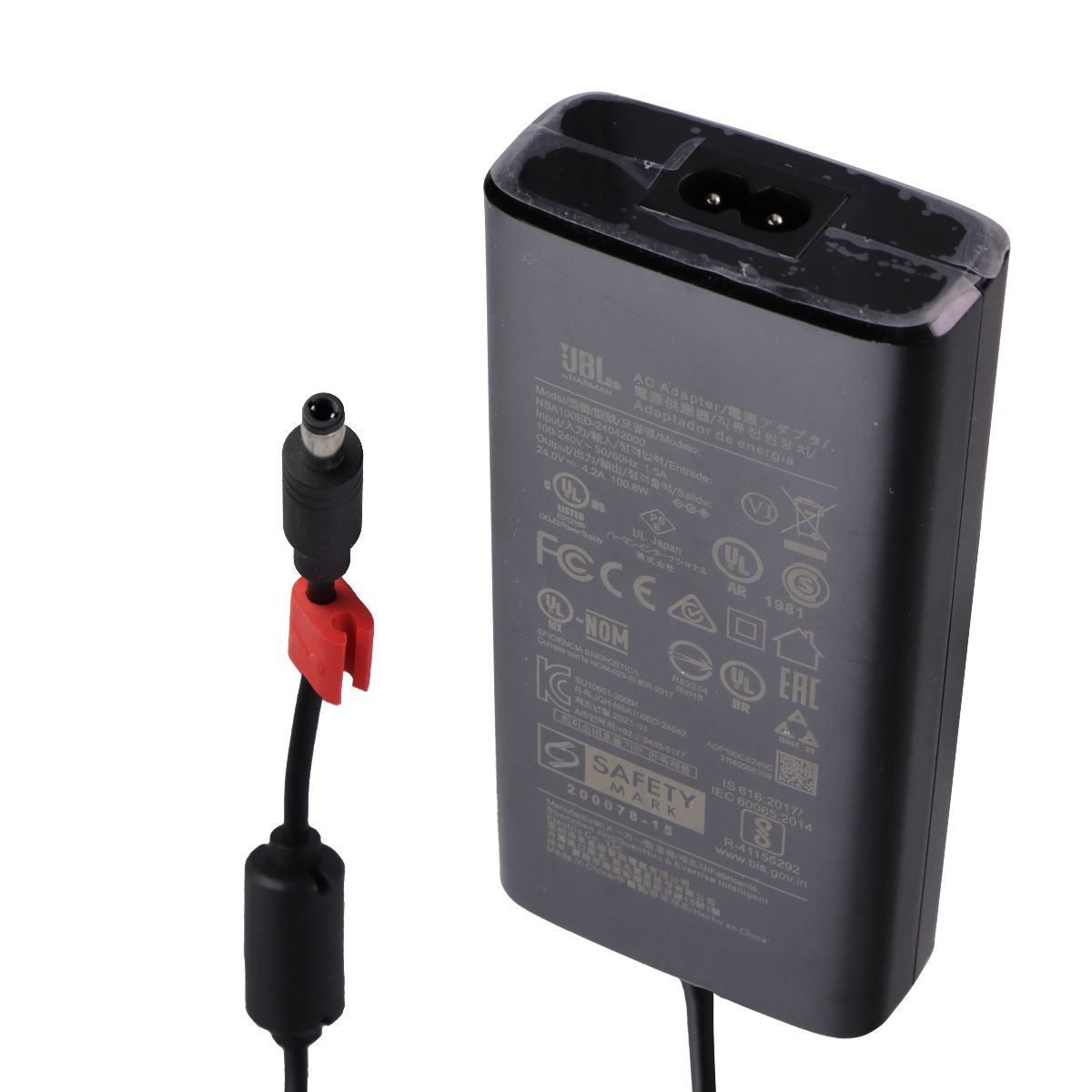 JBL AC Adapter (4.2A) Power Supply (Adapter ONLY) - Black (NSA100ED-24042000) Computer Accessories - Laptop Power Adapters/Chargers JBL - Simple Cell Bulk Wholesale Pricing - USA Seller