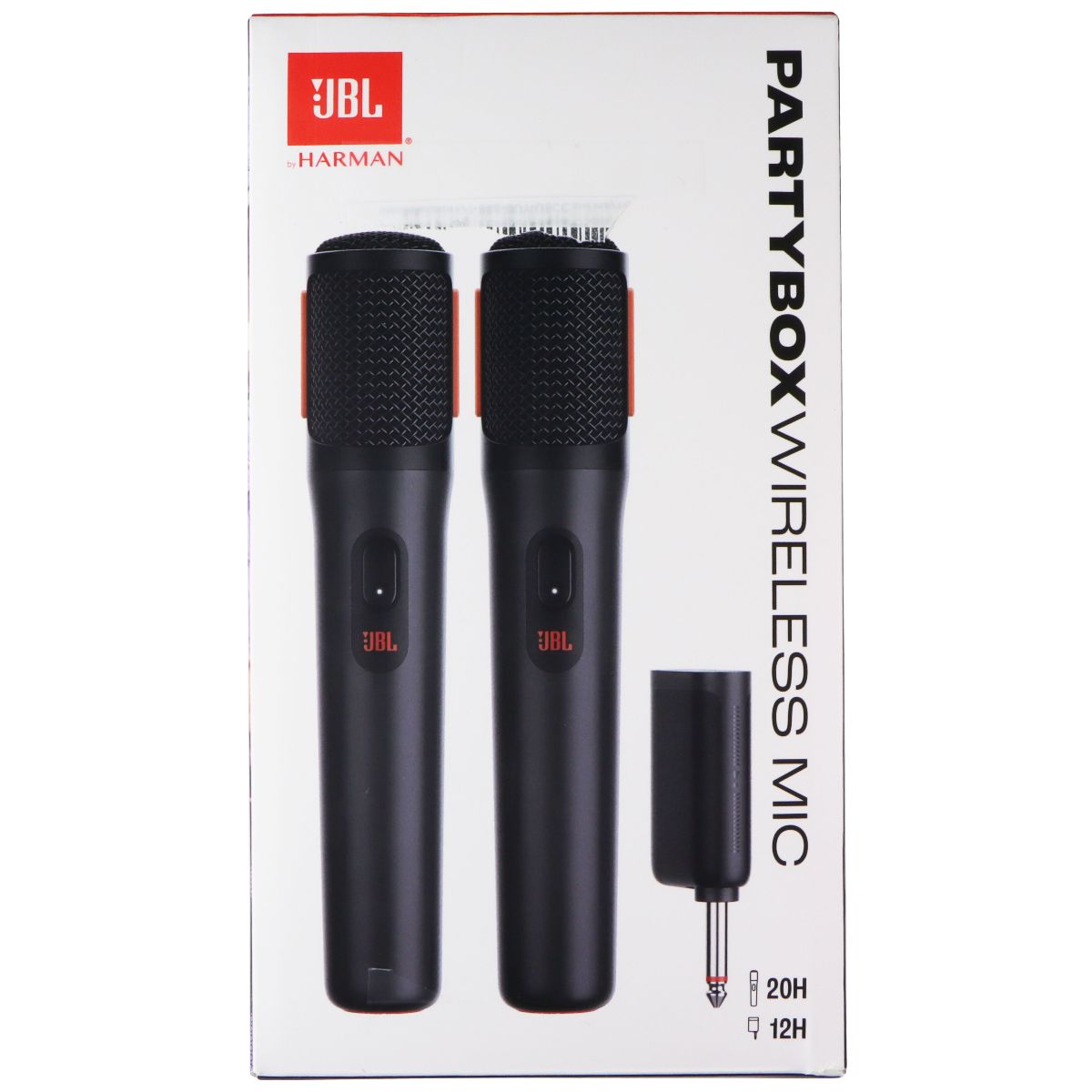 JBL PartyBox Wireless Mic - Digital Wireless Microphones (Pack of 2) - Black Computer Accessories - Microphones JBL - Simple Cell Bulk Wholesale Pricing - USA Seller