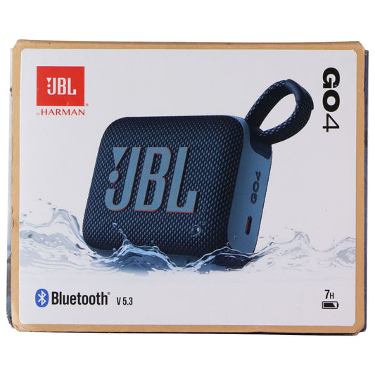 JBL Go 4 Ultra-Portable Waterproof and Dustproof Bluetooth Speaker - Blue iPod, Audio Player Accessories - Audio Docks & Mini Speakers JBL - Simple Cell Bulk Wholesale Pricing - USA Seller