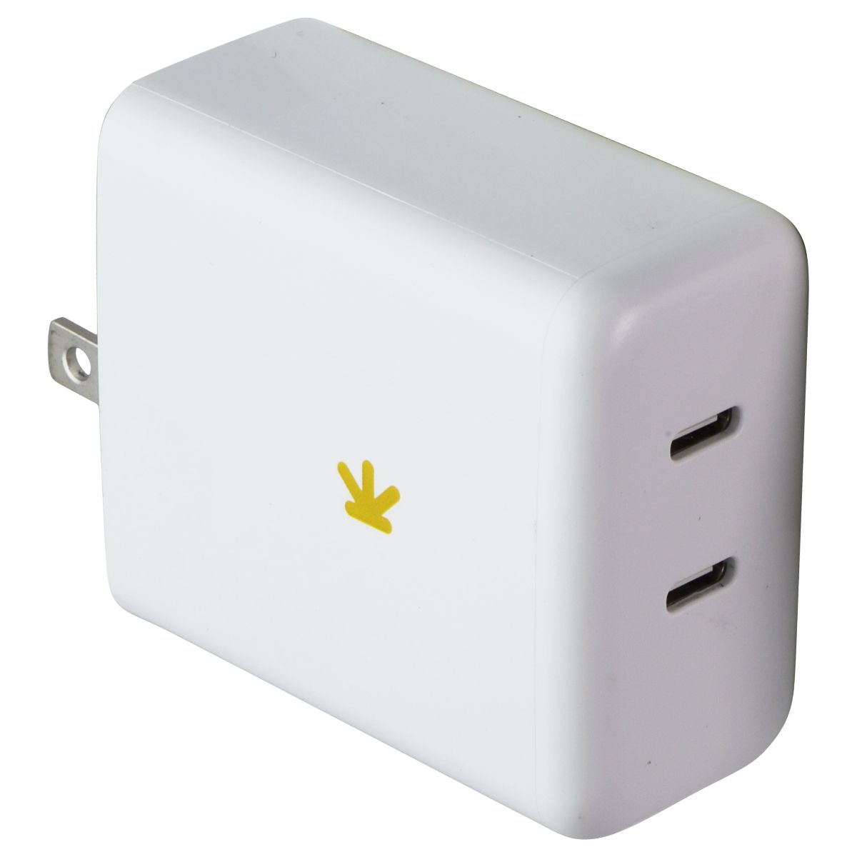 JEWEL (65W) Dual USB-C Wall Charger - White Cell Phone - Cables & Adapters JEWEL - Simple Cell Bulk Wholesale Pricing - USA Seller