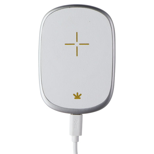 Jewel Magnetic 15W Powered Wireless Charging Car Mount - White Cell Phone - Chargers & Cradles JEWEL - Simple Cell Bulk Wholesale Pricing - USA Seller