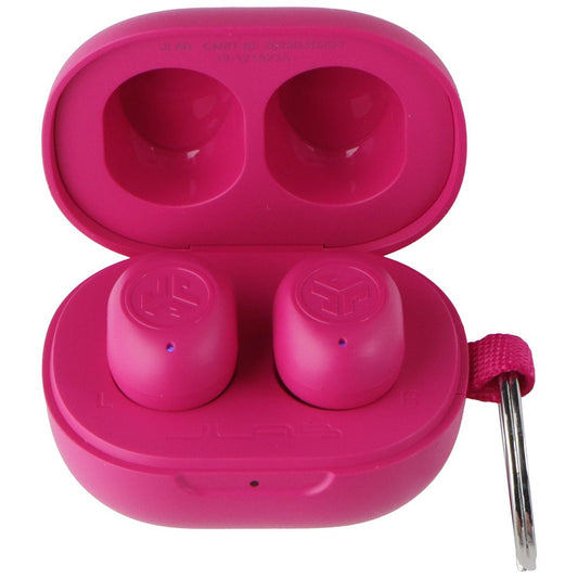 JLab JBuds Mini True Wireless Bluetooth Earbuds + Charging Case - Hot Pink Portable Audio - Headphones JLAB - Simple Cell Bulk Wholesale Pricing - USA Seller