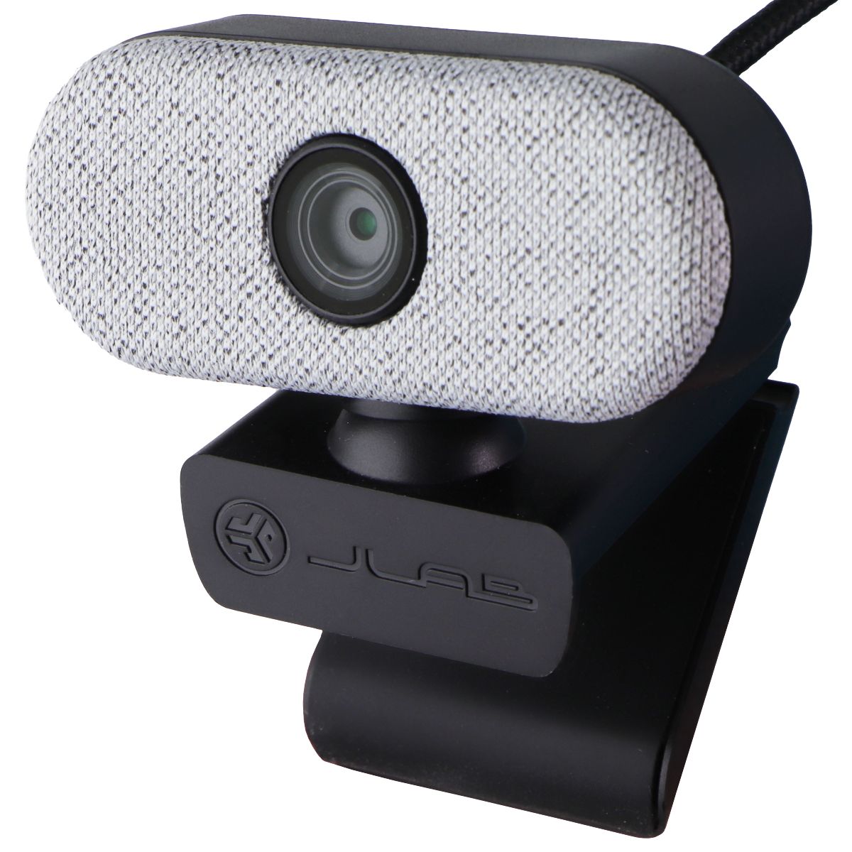 JLAB Go Cam (1080 HD) Wired USB-A Clip-On Webcam for PC/MAC/Chromebook - White Computer Accessories - Webcams JLAB - Simple Cell Bulk Wholesale Pricing - USA Seller
