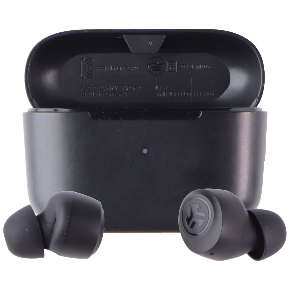 JLab Go Pop+ True Wireless Earbuds with USB-C Charging Case - Black Portable Audio - Headphones JLAB - Simple Cell Bulk Wholesale Pricing - USA Seller