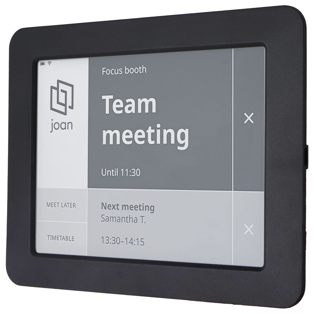 Joan 6 - Wireless E Ink Touch 6-Inch Display Meeting Scheduler - Graphite