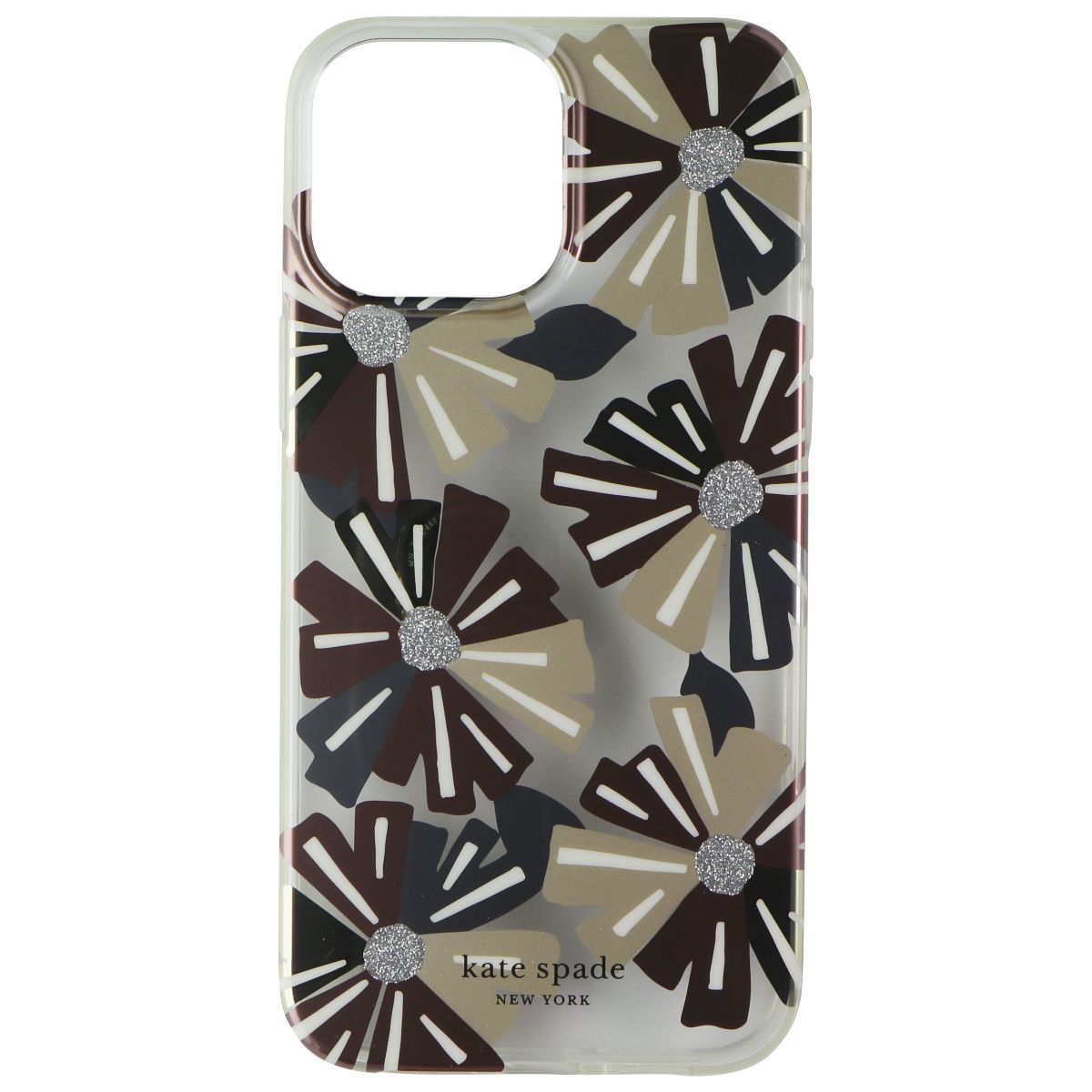Kate Spade Protective Hardshell Case for iPhone 13 Pro Max/12 Pro Max WallFlower Cell Phone - Cases, Covers & Skins Kate Spade New York - Simple Cell Bulk Wholesale Pricing - USA Seller