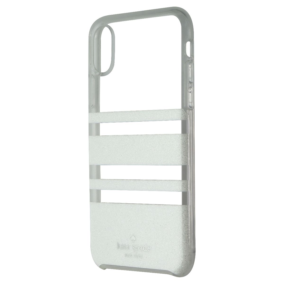 Kate Spade Protective Hardshell Case for iPhone Xs/X - Clear/Charlotte Stripe Cell Phone - Cases, Covers & Skins Kate Spade New York - Simple Cell Bulk Wholesale Pricing - USA Seller