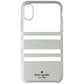 Kate Spade Protective Hardshell Case for iPhone Xs/X - Clear/Charlotte Stripe Cell Phone - Cases, Covers & Skins Kate Spade New York - Simple Cell Bulk Wholesale Pricing - USA Seller