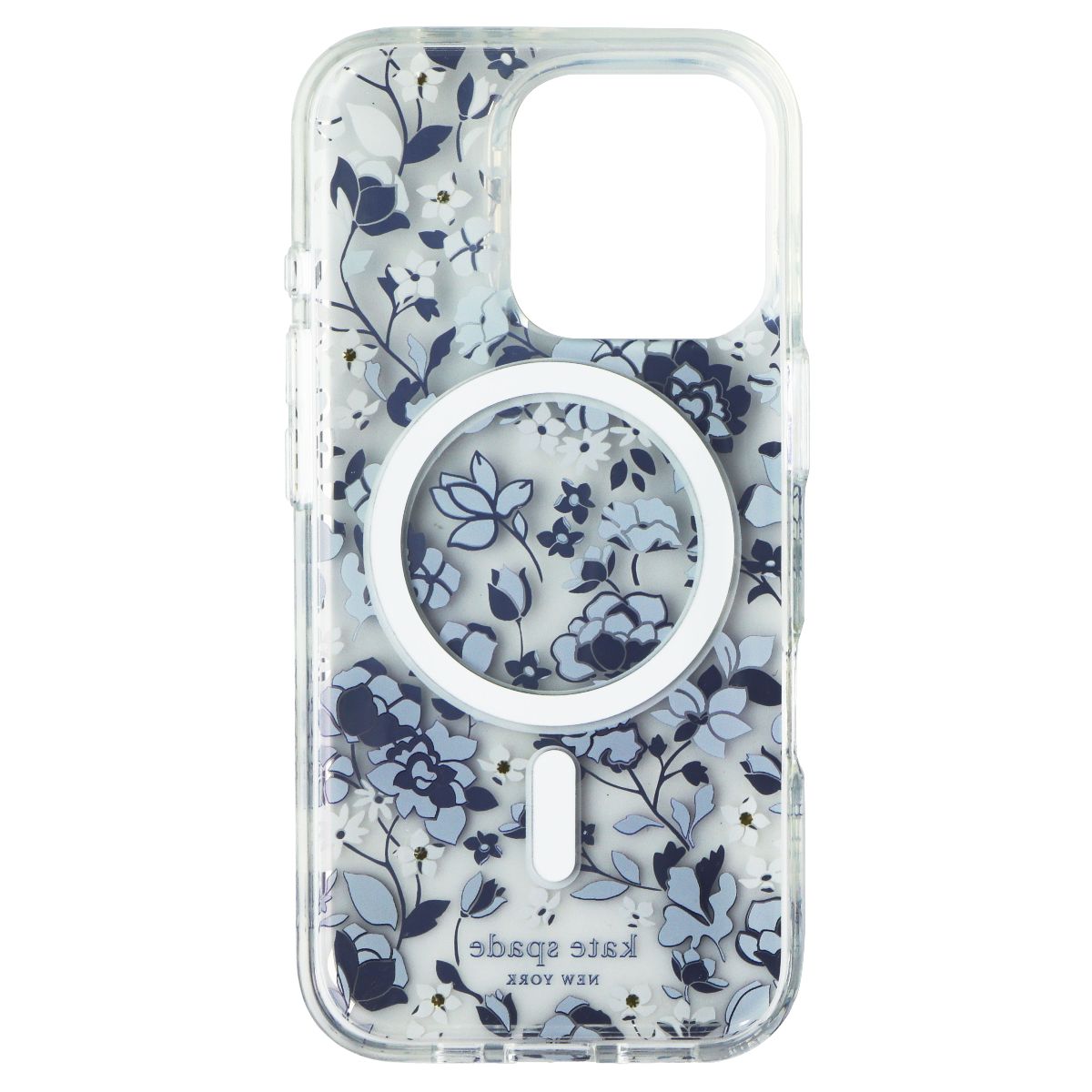 Kate Spade Protective Case for MagSafe for iPhone 16 Pro - Flowerbed Blue Gems Cell Phone - Cases, Covers & Skins Kate Spade - Simple Cell Bulk Wholesale Pricing - USA Seller