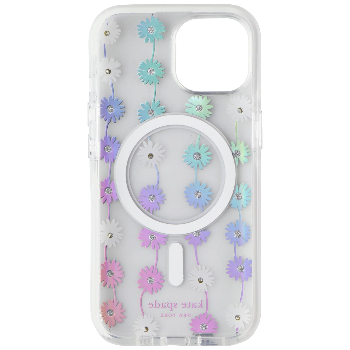 Kate Spade Case for MagSafe for Apple iPhone 15/14/13 - Daisy Chain Iridescent Cell Phone - Cases, Covers & Skins Kate Spade New York    - Simple Cell Bulk Wholesale Pricing - USA Seller