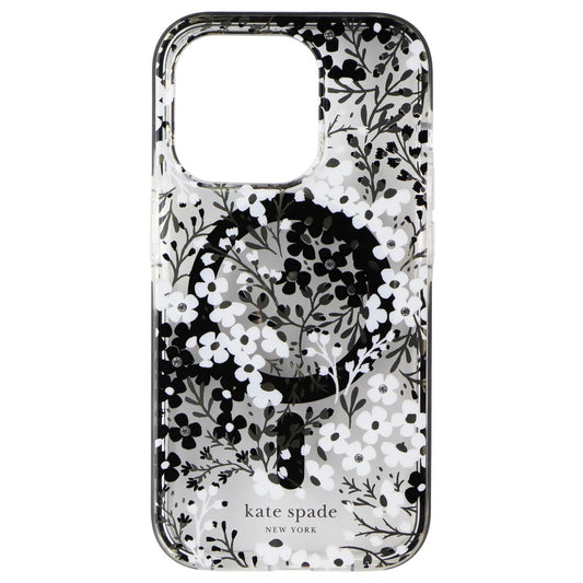 Kate Spade Case for MagSafe for iPhone 15 Pro - Multi Floral Black and White Cell Phone - Cases, Covers & Skins Kate Spade New York    - Simple Cell Bulk Wholesale Pricing - USA Seller