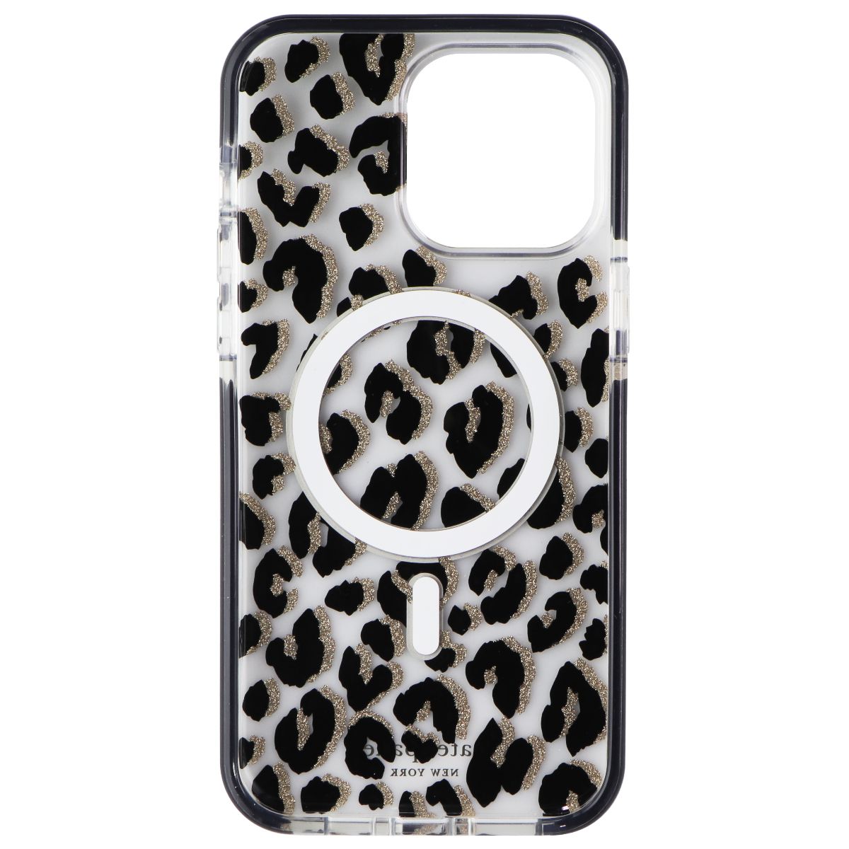 Kate Spade New York 15 Pro Max Case for MagSafe - City Leopard Black Cell Phone - Cases, Covers & Skins Kate Spade New York    - Simple Cell Bulk Wholesale Pricing - USA Seller