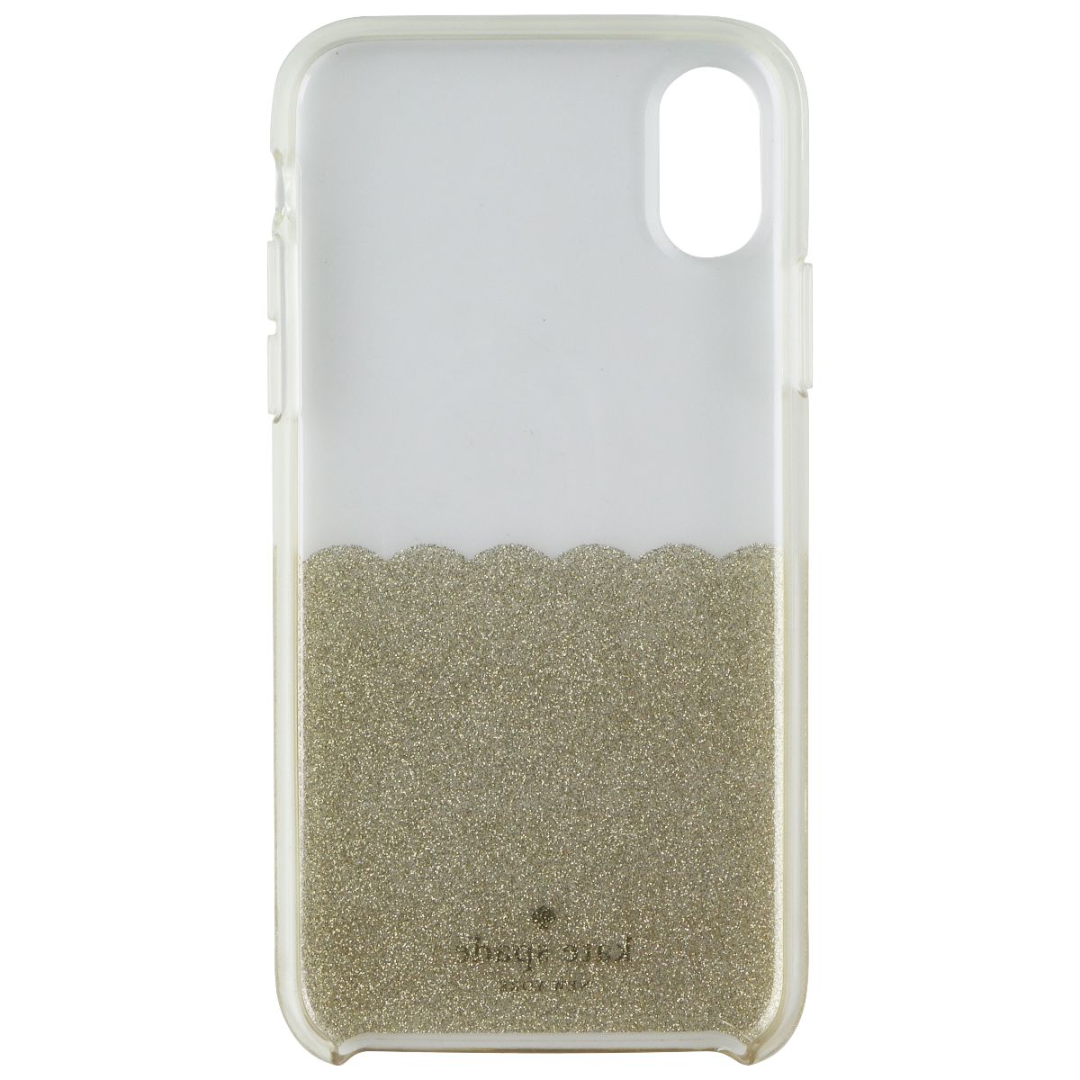 Kate Spade Ring Stand and Case for Apple iPhone X/iPhone XS - Clear/Gold Glitter Cell Phone - Cases, Covers & Skins Kate Spade - Simple Cell Bulk Wholesale Pricing - USA Seller