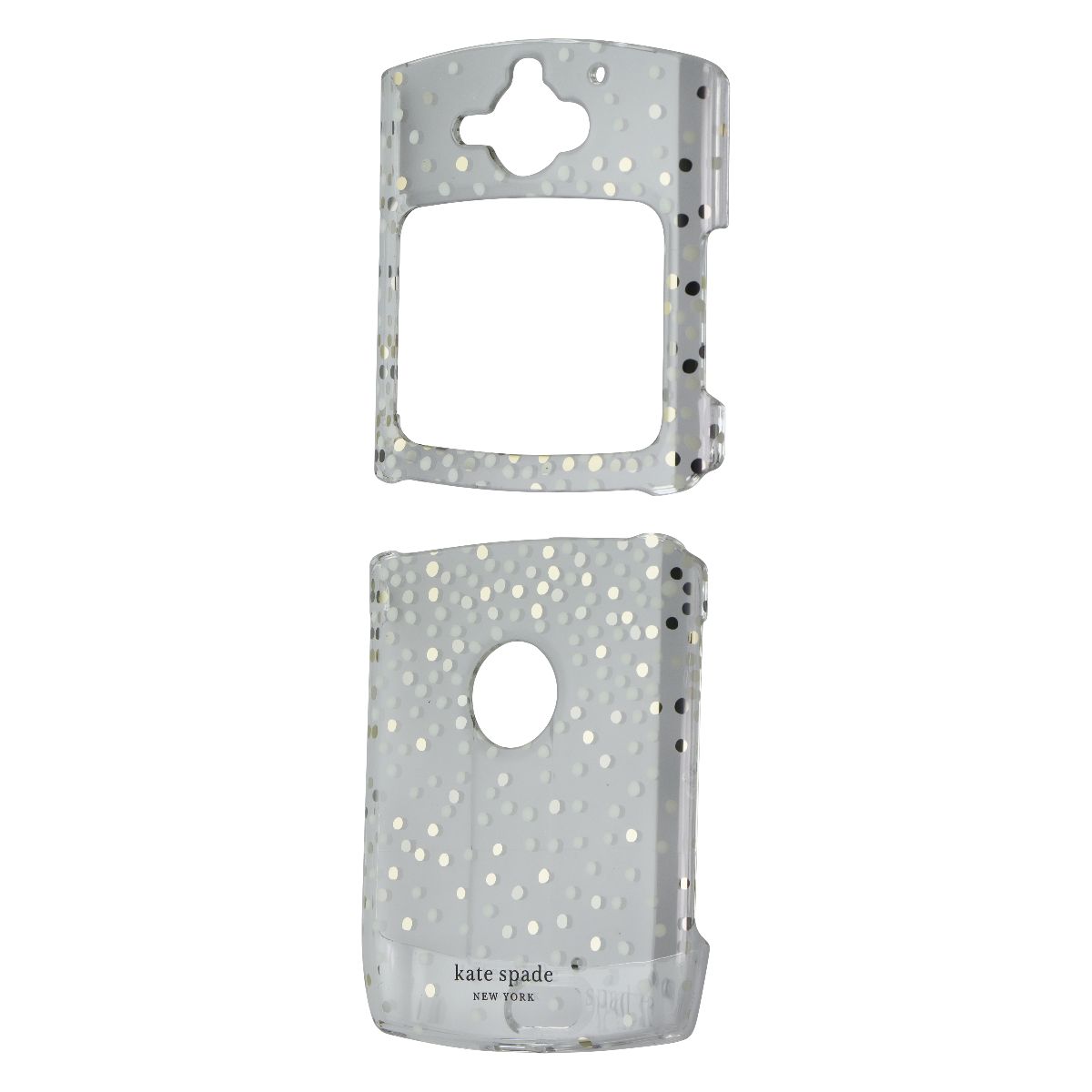 Kate Spade Protective Hardshell Case for Motorola Razr (2019) - Clear/Disco Dots Cell Phone - Cases, Covers & Skins Kate Spade    - Simple Cell Bulk Wholesale Pricing - USA Seller