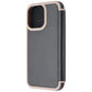 Kate Spade New York Folio Case for iPhone 13 Pro - Black/Pink Cell Phone - Cases, Covers & Skins Kate Spade New York - Simple Cell Bulk Wholesale Pricing - USA Seller