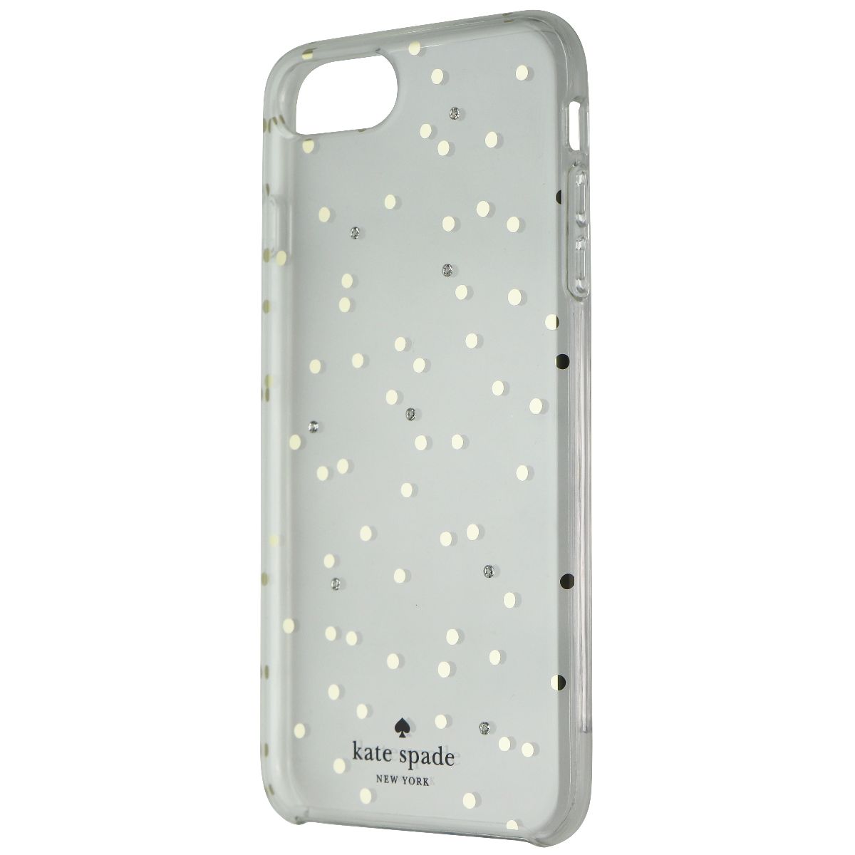 Kate Spade Protective Hardshell Case for iPhone 8 Plus/7 Plus - Gold Dots/Clear Cell Phone - Cases, Covers & Skins Kate Spade New York - Simple Cell Bulk Wholesale Pricing - USA Seller