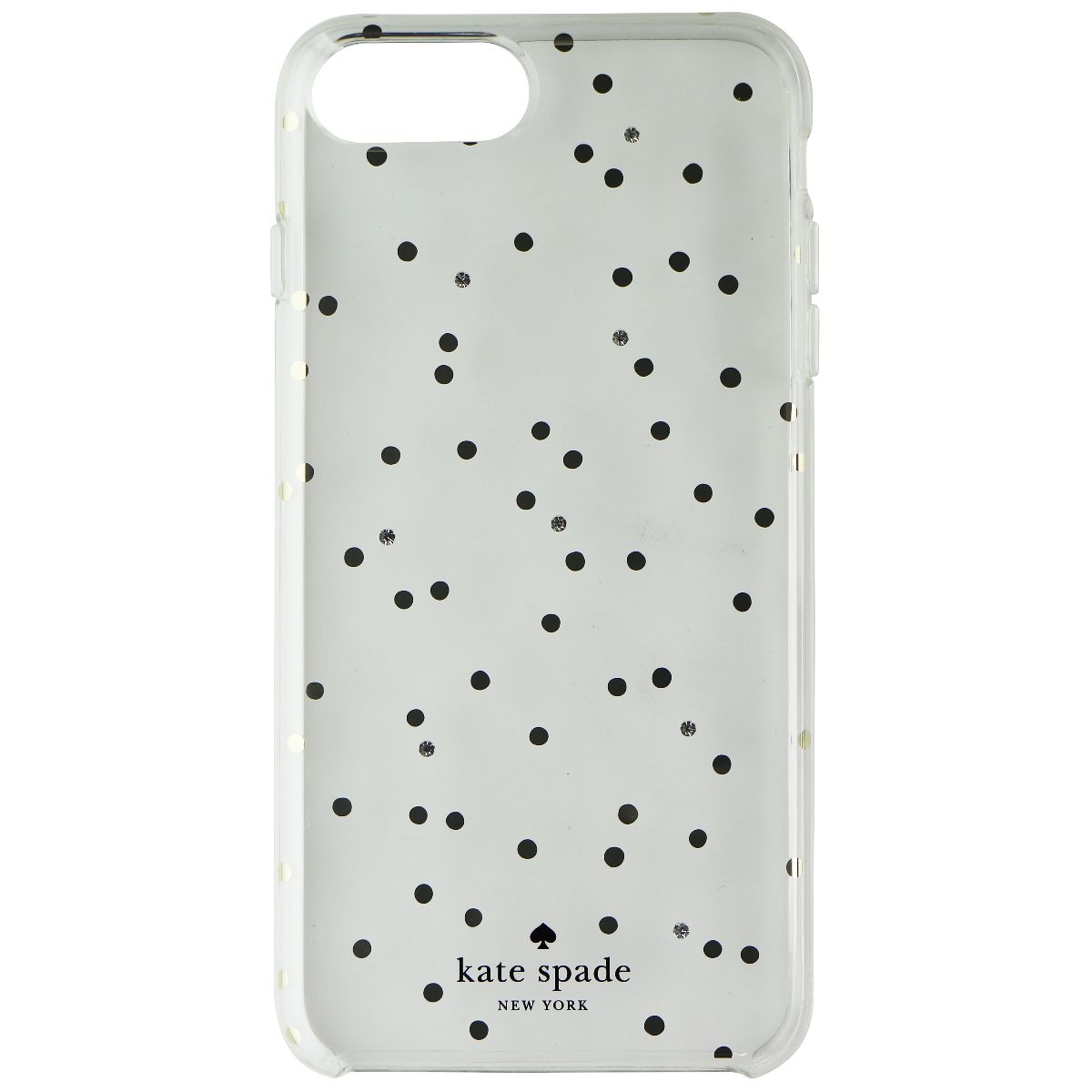 Kate Spade Protective Hardshell Case for iPhone 8 Plus/7 Plus - Gold Dots/Clear Cell Phone - Cases, Covers & Skins Kate Spade New York - Simple Cell Bulk Wholesale Pricing - USA Seller