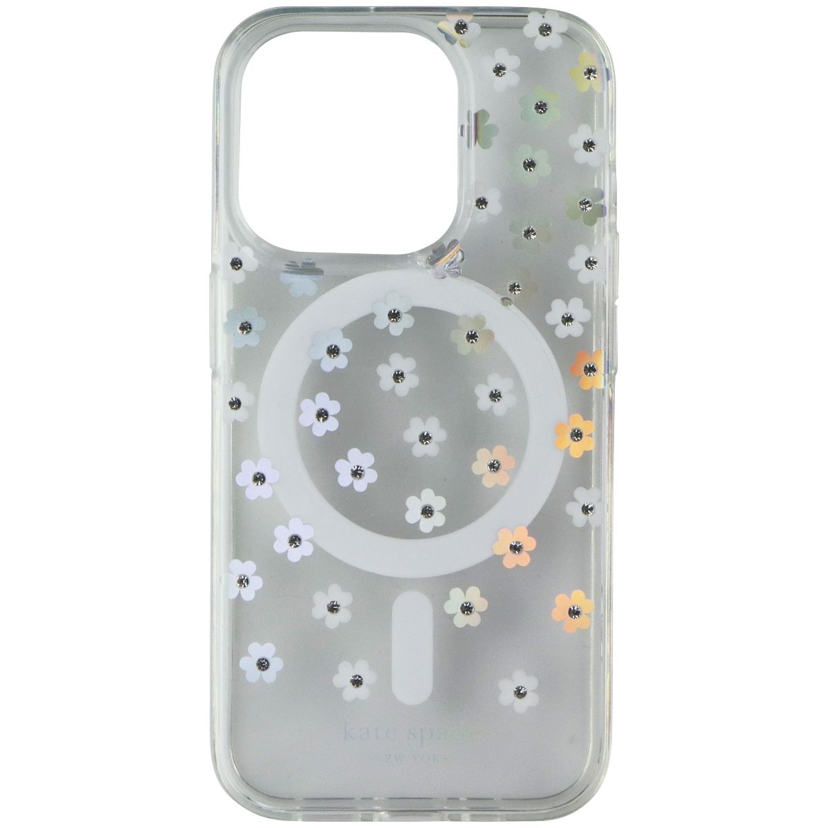 Kate Spade Protective Case for MagSafe for iPhone 15 Pro - Scattered Flowers Cell Phone - Cases, Covers & Skins Kate Spade - Simple Cell Bulk Wholesale Pricing - USA Seller