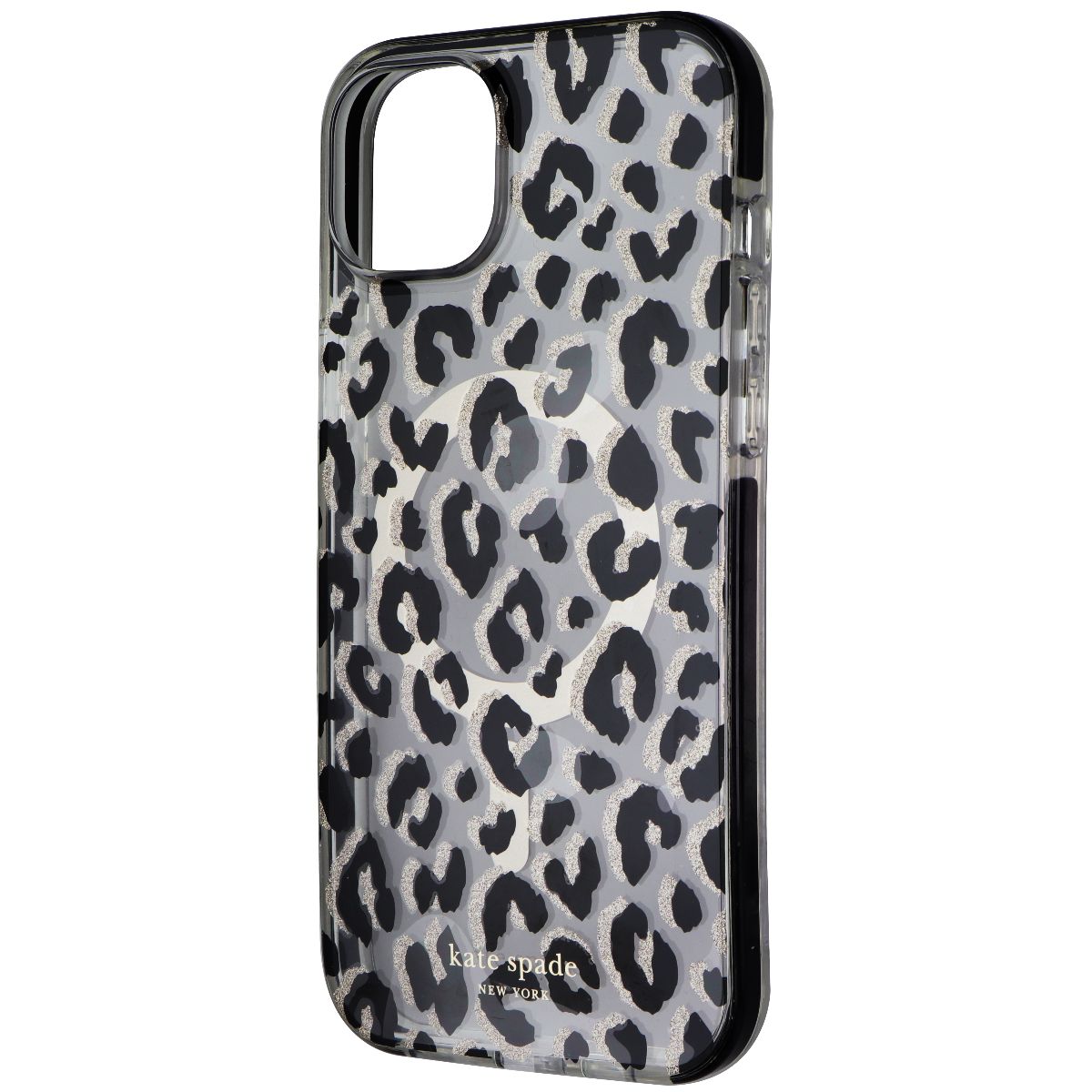 Kate Spade New York MagSafe Case for iPhone 15 Plus - City Leopard Glitter Cell Phone - Cases, Covers & Skins Kate Spade New York    - Simple Cell Bulk Wholesale Pricing - USA Seller