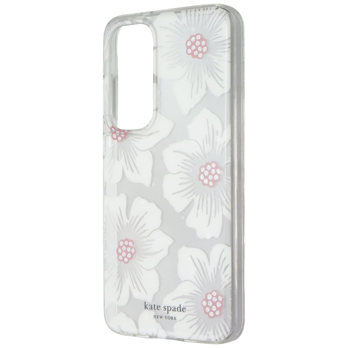 Kate Spade New York Case for Samsung Galaxy S24 Plus - Hollyhock Cream Cell Phone - Cases, Covers & Skins Kate Spade - Simple Cell Bulk Wholesale Pricing - USA Seller