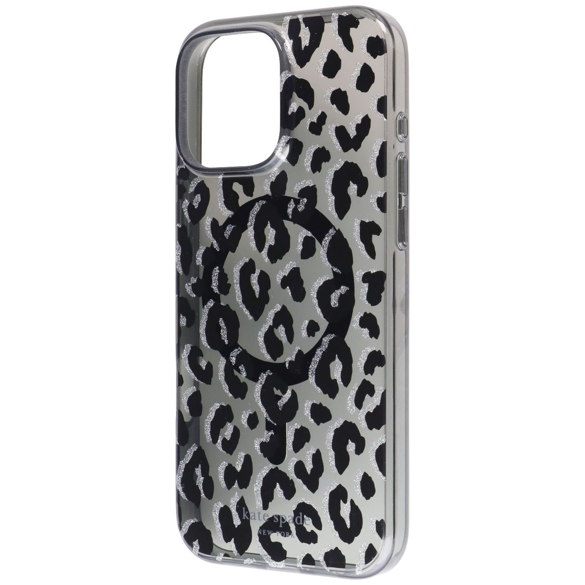 Kate Spade Protective Case for MagSafe for iPhone 16 Pro Max - Black Leopard Cell Phone - Cases, Covers & Skins Kate Spade - Simple Cell Bulk Wholesale Pricing - USA Seller