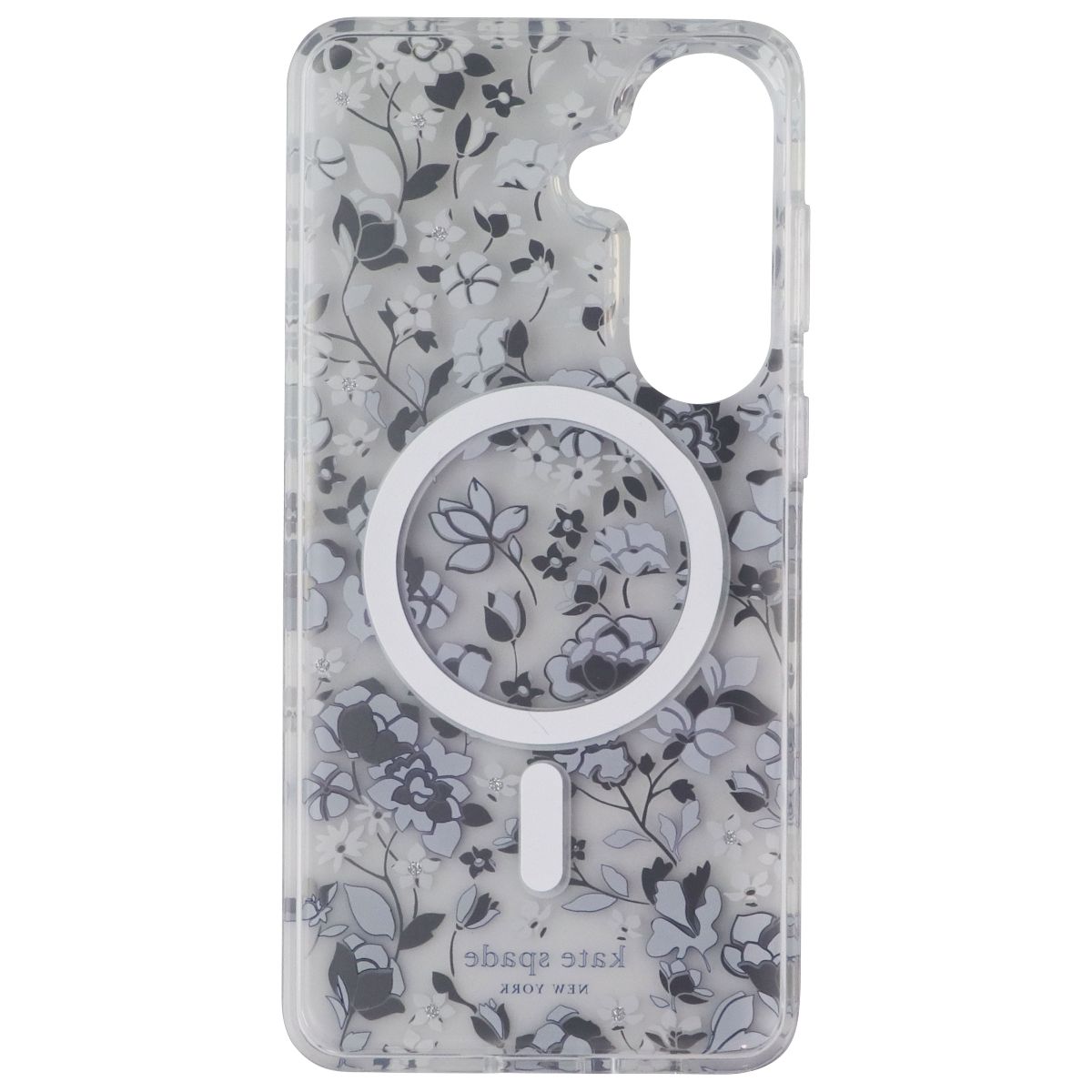 Kate Spade Protective Magnetic Case for Galaxy S26+ (Plus) - Flowerbed Blue Gems Cell Phone - Cases, Covers & Skins Kate Spade - Simple Cell Bulk Wholesale Pricing - USA Seller