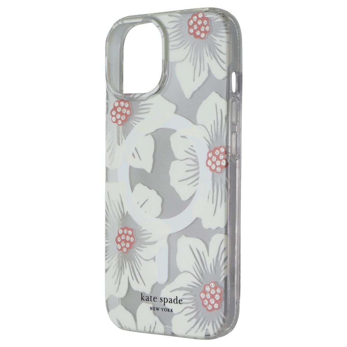 Kate Spade Case for MagSafe for Apple iPhone 15/14/13 - Hollyhock Cream Cell Phone - Cases, Covers & Skins Kate Spade    - Simple Cell Bulk Wholesale Pricing - USA Seller