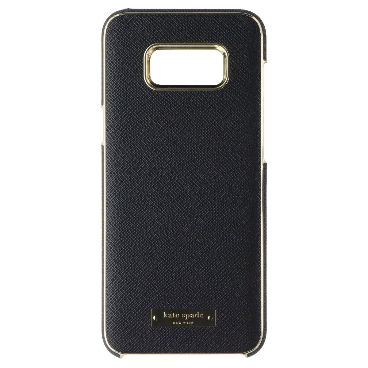 Kate Spade NY Wrap Series Case for Galaxy S8+ (S8 Plus) - Saffiano Black - Gold Cell Phone - Cases, Covers & Skins Kate Spade - Simple Cell Bulk Wholesale Pricing - USA Seller