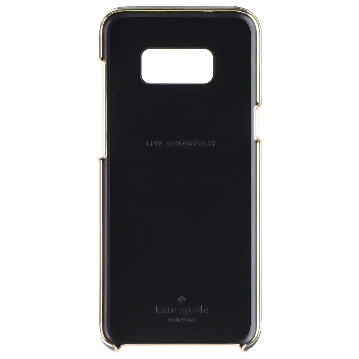 Kate Spade NY Wrap Series Case for Galaxy S8+ (S8 Plus) - Saffiano Black - Gold Cell Phone - Cases, Covers & Skins Kate Spade - Simple Cell Bulk Wholesale Pricing - USA Seller