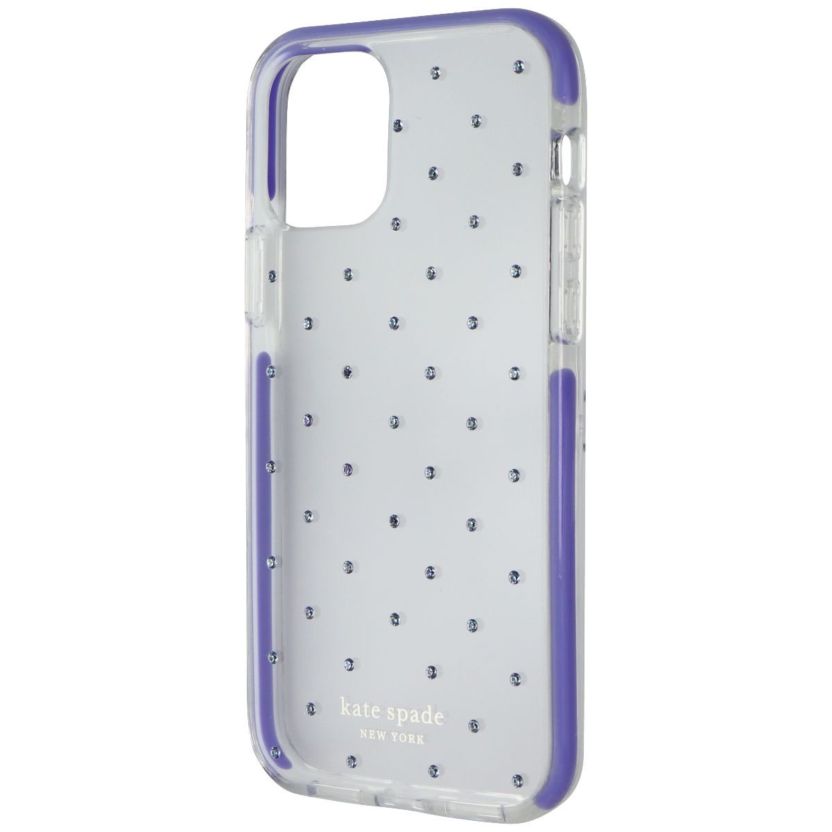 Kate Spade Defensive Hard Case for iPhone 12 Pro & iPhone 12 - Pin Dot Lilac Cell Phone - Cases, Covers & Skins Kate Spade - Simple Cell Bulk Wholesale Pricing - USA Seller