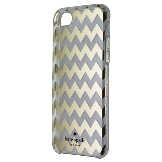 Kate Spade Hybrid Hardshell Case for Apple iPhone 6/6s - Clear / Gold Zig Zag