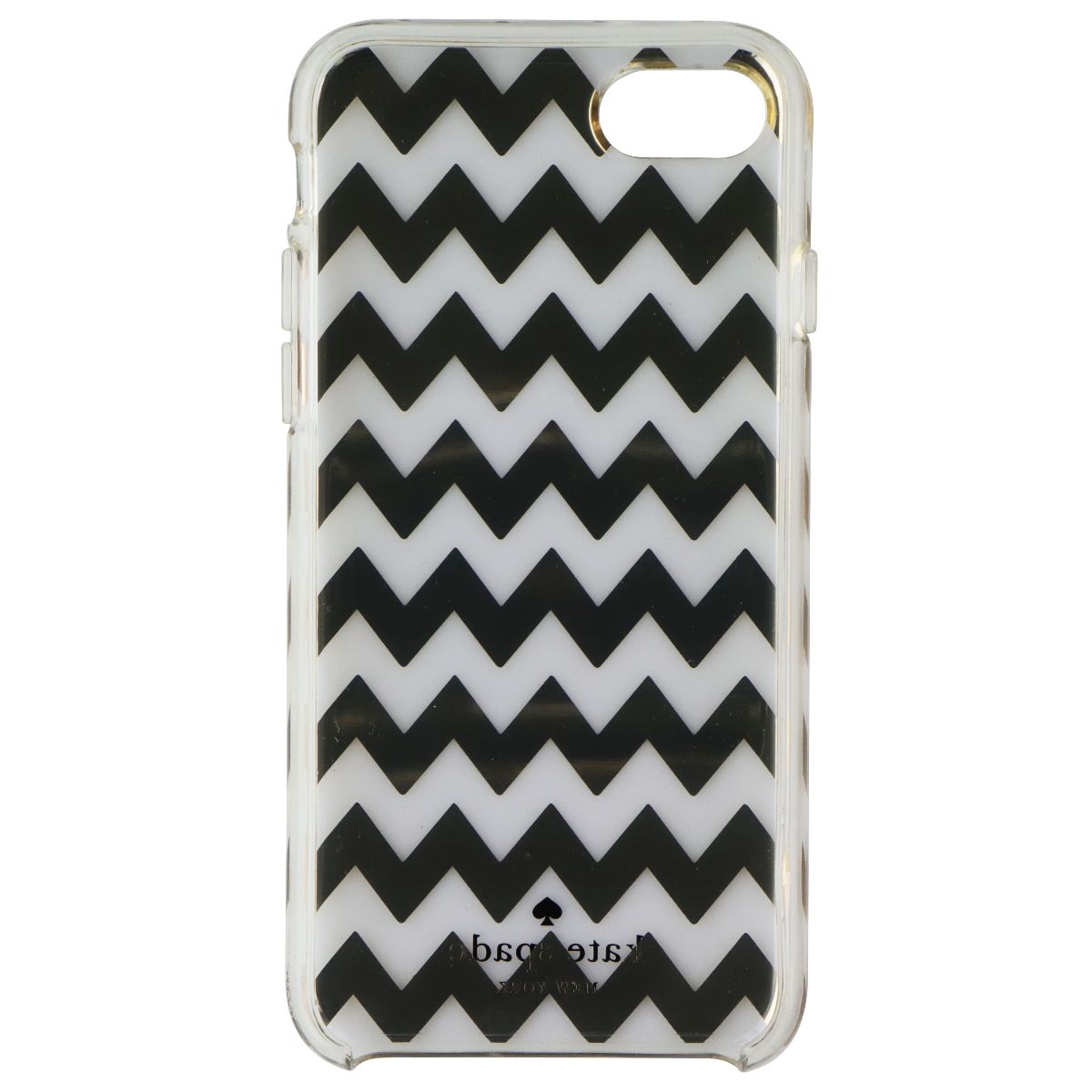 Kate Spade Hybrid Hardshell Case for Apple iPhone 6/6s - Clear / Gold Zig Zag Cell Phone - Cases, Covers & Skins Kate Spade - Simple Cell Bulk Wholesale Pricing - USA Seller
