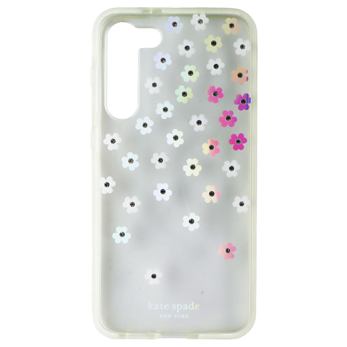 Kate Spade Defensive Hardshell Case for Galaxy (S23+) - Scattered Flower/Irides Cell Phone - Cases, Covers & Skins Kate Spade - Simple Cell Bulk Wholesale Pricing - USA Seller