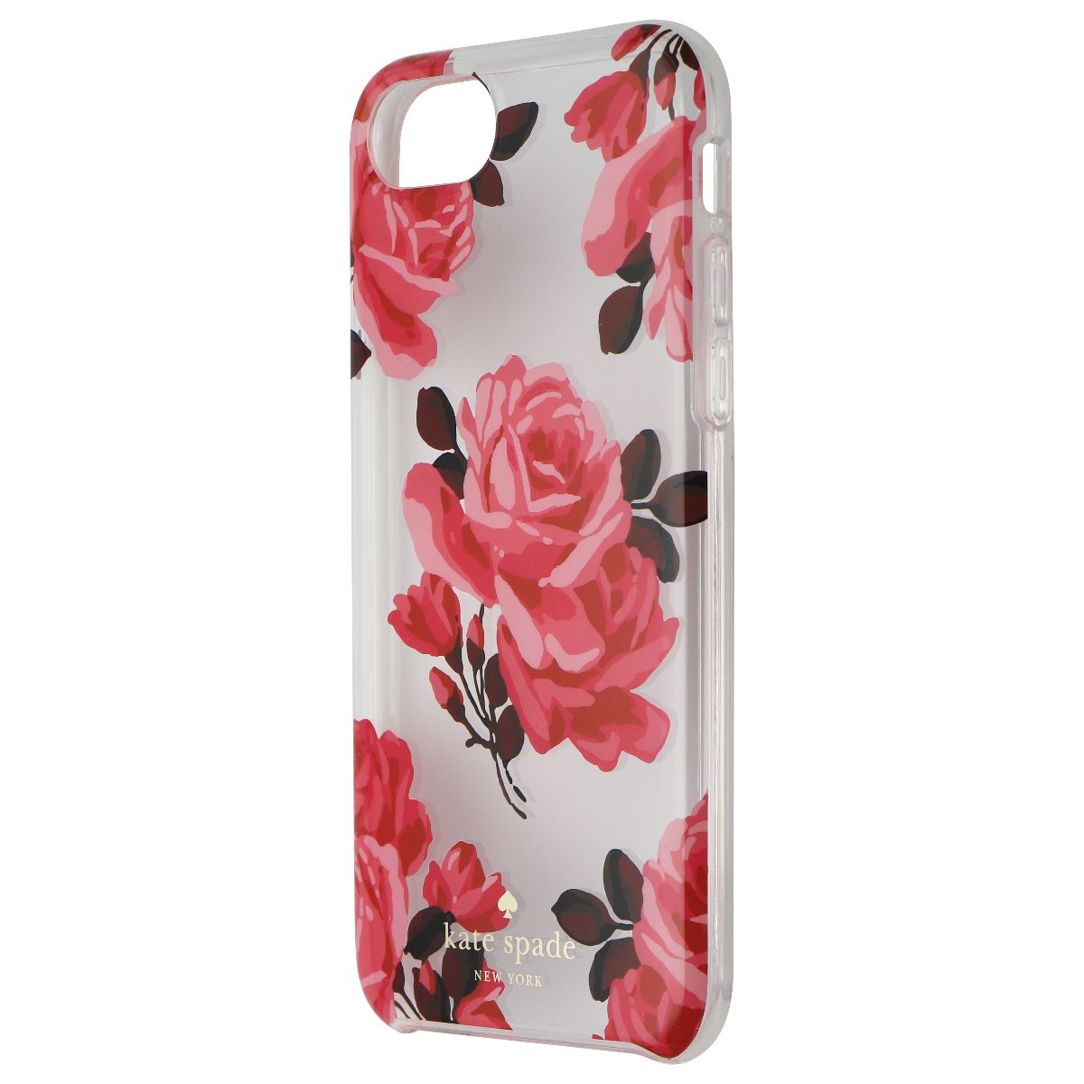 Kate Spade Protective Hardshell Case for Apple iPhone 7 - Clear/Pink Roses Cell Phone - Cases, Covers & Skins Kate Spade New York - Simple Cell Bulk Wholesale Pricing - USA Seller
