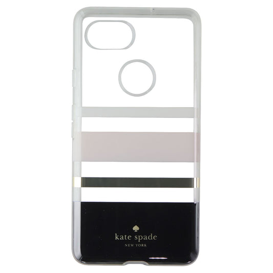 Kate Spade Flexible Hardshell Case For Google Pixel 2 XL White Clear (Charlotte) Cell Phone - Cases, Covers & Skins Kate Spade    - Simple Cell Bulk Wholesale Pricing - USA Seller