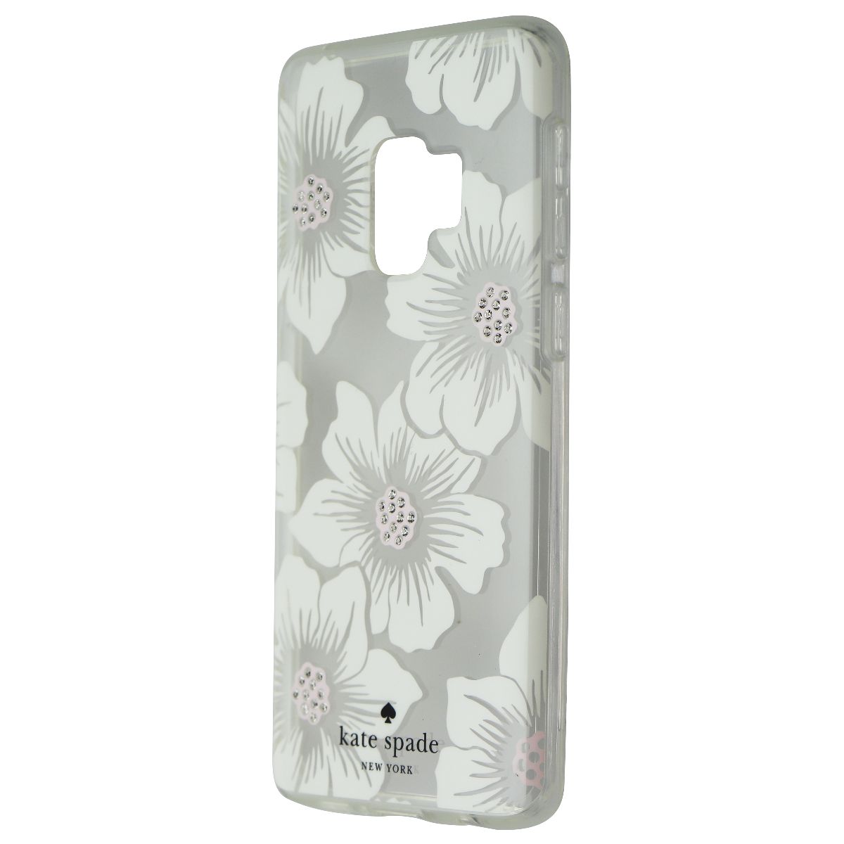Kate Spade Protective Hardshell Case for Samsung Galaxy S9 - Hollyhock/Clear Cell Phone - Cases, Covers & Skins Kate Spade - Simple Cell Bulk Wholesale Pricing - USA Seller