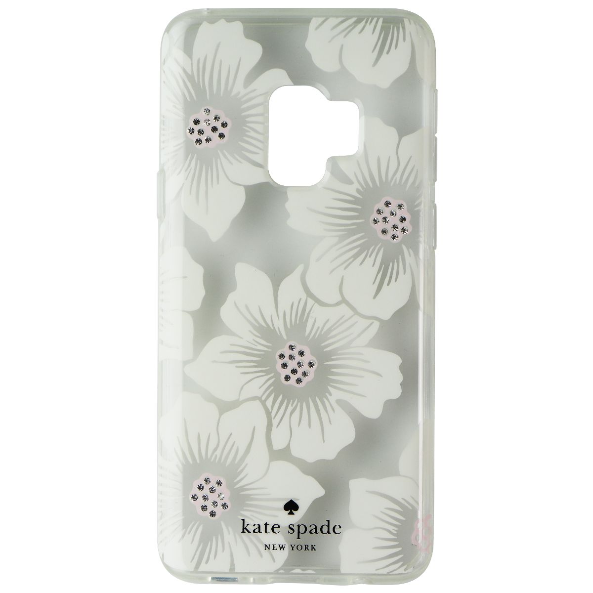 Kate Spade Protective Hardshell Case for Samsung Galaxy S9 - Hollyhock/Clear Cell Phone - Cases, Covers & Skins Kate Spade - Simple Cell Bulk Wholesale Pricing - USA Seller