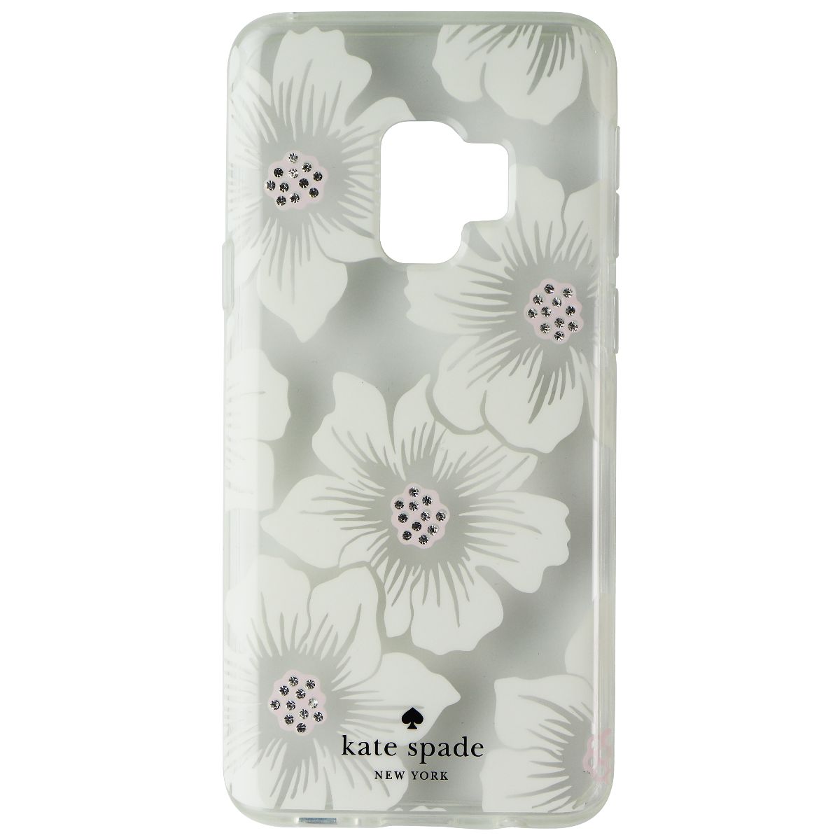 Kate Spade Protective Hardshell Case for Samsung Galaxy S9 - Hollyhock/Clear Cell Phone - Cases, Covers & Skins Kate Spade    - Simple Cell Bulk Wholesale Pricing - USA Seller