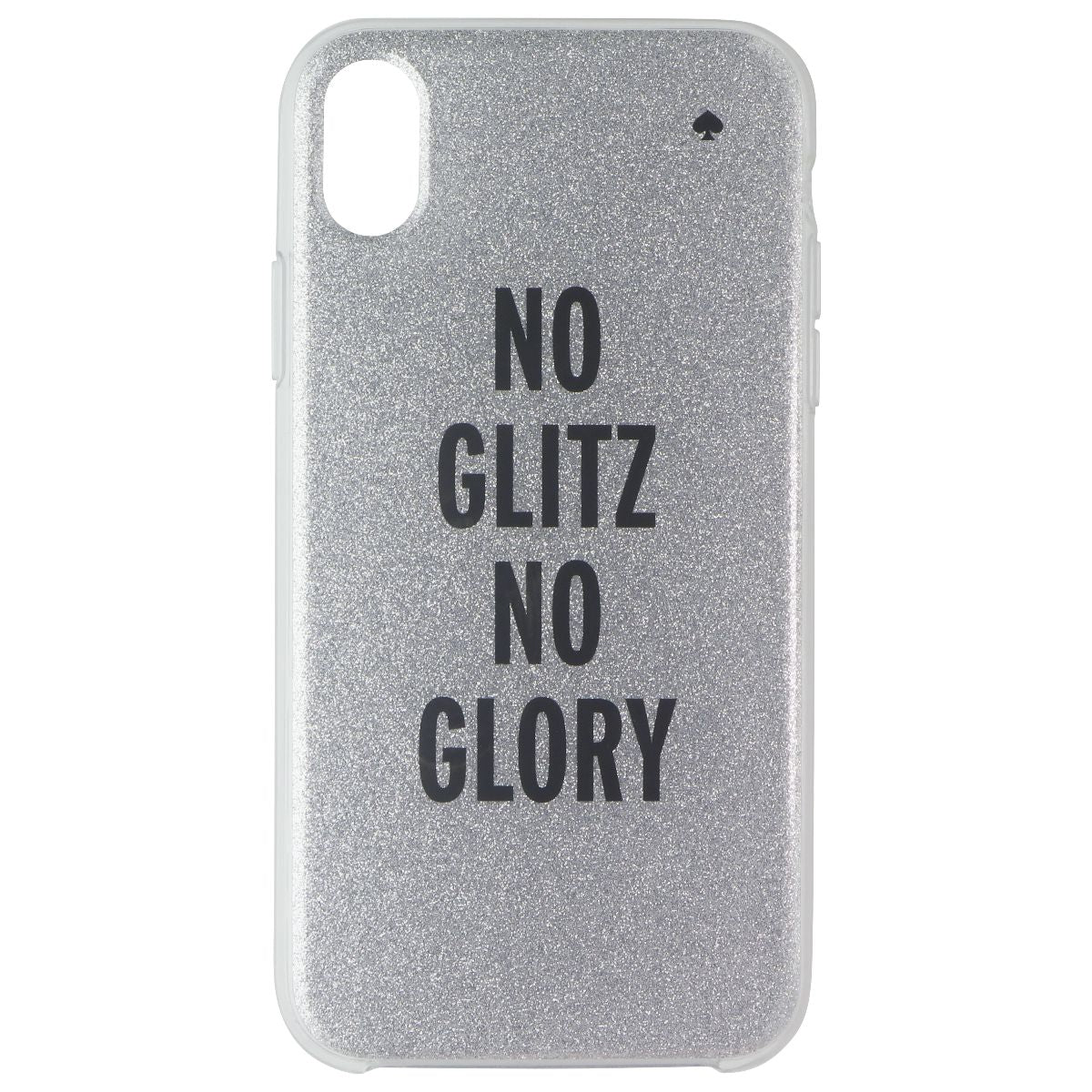 Kate Spade Protective Hardshell Case for Apple iPhone XR - No Glitz No Glory Cell Phone - Cases, Covers & Skins Kate Spade - Simple Cell Bulk Wholesale Pricing - USA Seller