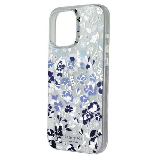 Kate Spade Protective Case (MagSafe) for iPhone 16 Pro Max - Flowerbed Blue Gems Cell Phone - Cases, Covers & Skins Kate Spade - Simple Cell Bulk Wholesale Pricing - USA Seller