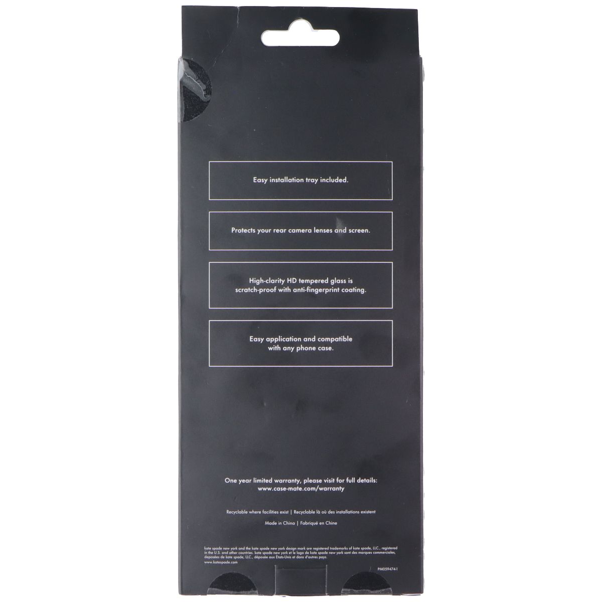 Kate Spade Screen and Lens Protectors for iPhone 17 - Set in Stone Gold Cell Phone - Screen Protectors Kate Spade New York - Simple Cell Bulk Wholesale Pricing - USA Seller