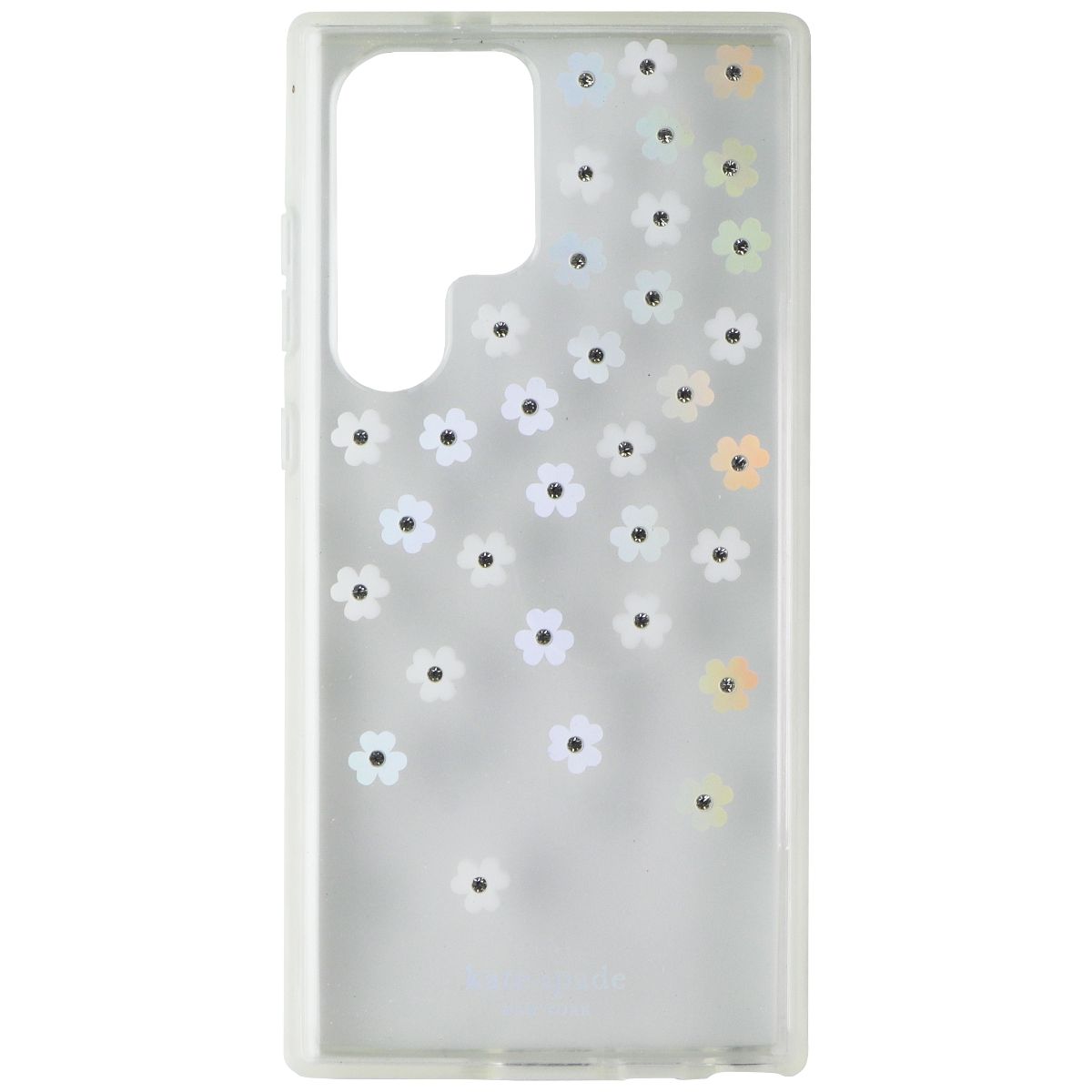 Kate Spade Defensive Hardshell Case for Galaxy S23 Ultra - Scattered Flowers Iri Cell Phone - Cases, Covers & Skins Kate Spade New York - Simple Cell Bulk Wholesale Pricing - USA Seller