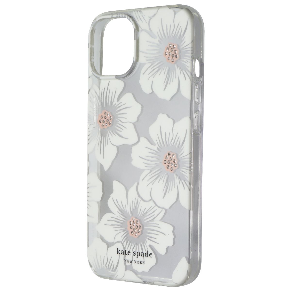 Kate Spade Protective Hardshell Case for iPhone 14 - Hollyhock Floral Cell Phone - Cases, Covers & Skins Kate Spade - Simple Cell Bulk Wholesale Pricing - USA Seller