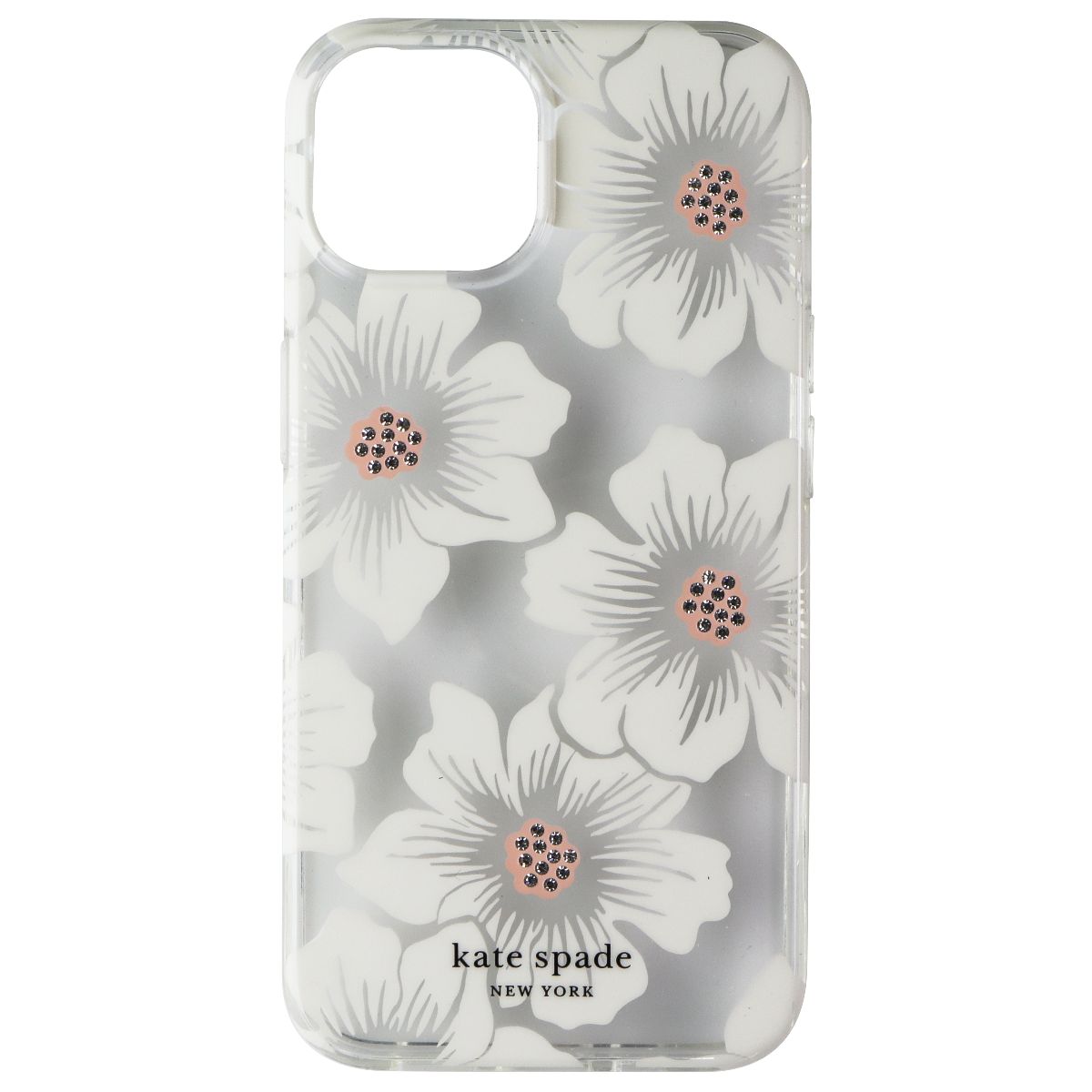 Kate Spade Protective Hardshell Case for iPhone 14 - Hollyhock Floral Cell Phone - Cases, Covers & Skins Kate Spade - Simple Cell Bulk Wholesale Pricing - USA Seller