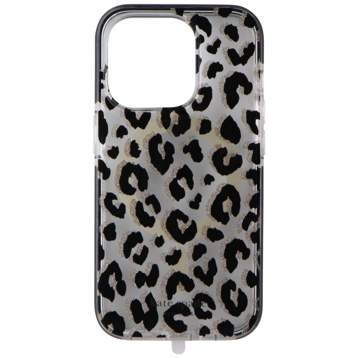 Kate Spade Tough Protective Case for MagSafe for iPhone 15 Pro - Leopard Glitter Cell Phone - Cases, Covers & Skins Kate Spade New York - Simple Cell Bulk Wholesale Pricing - USA Seller