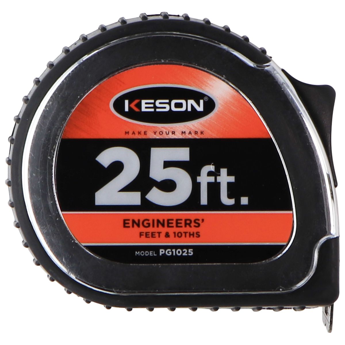 Keson 25-ft Tape Measure Feet & Inches - PG1025 - Silver Home Improvement - Other Home Improvement Keson    - Simple Cell Bulk Wholesale Pricing - USA Seller