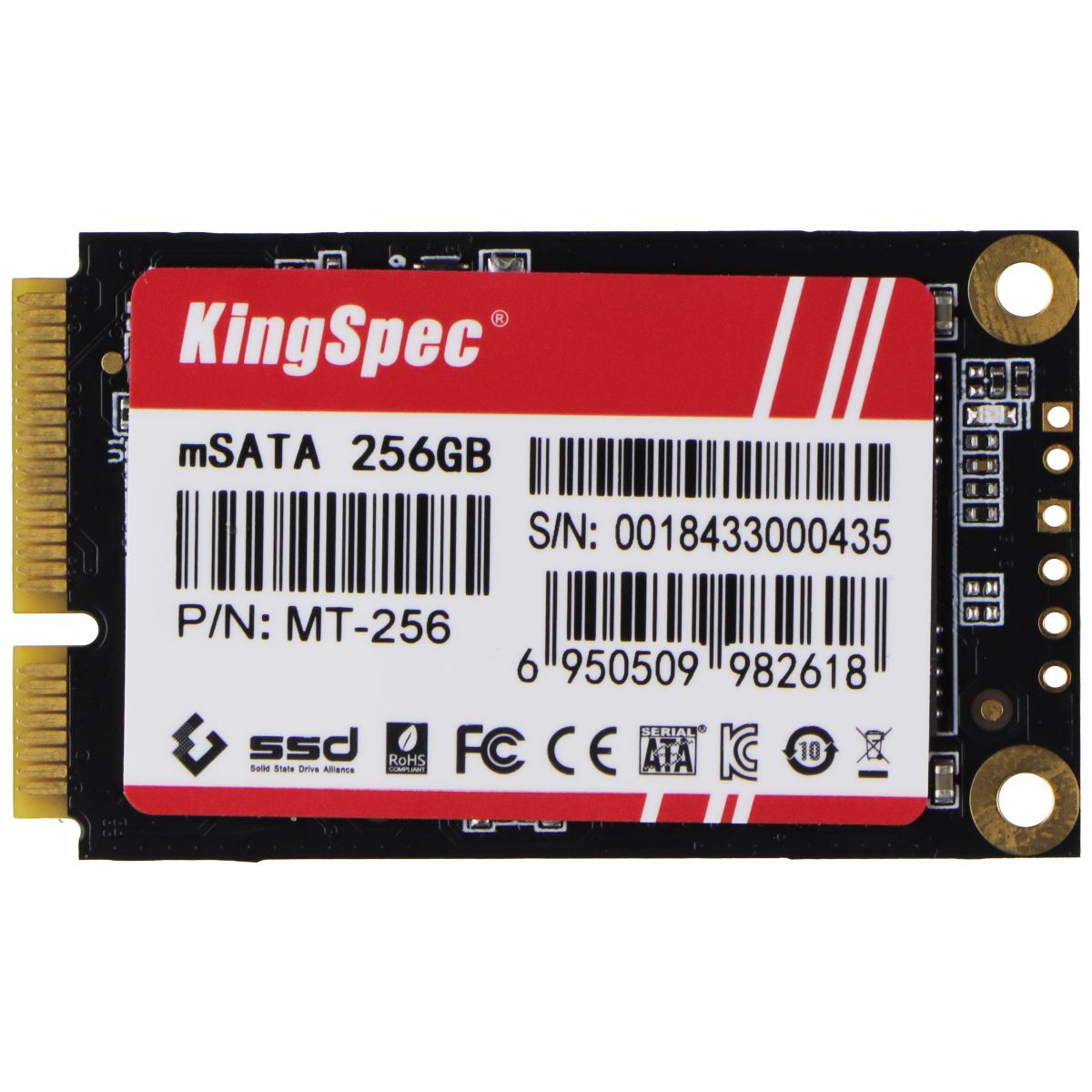 KingSpec 256GB mSATA SSD (256GB) Internal Hard Drive (MT-256) Digital Storage - Solid State Drives KingSpec    - Simple Cell Bulk Wholesale Pricing - USA Seller